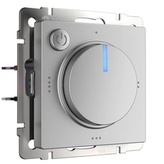 Изображение Терморегулятор электромеханический для теплого пола (серебряный матовый) W1151106